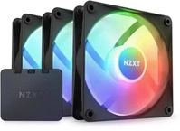 F120 RGB Core 3-pack & RGB Controller - Black - Gehäuselüfter - 120mm - Schwarz mit F120 RGB Core 3-pack & RGB Controller - Black - Gehäuselüfter - 120mm - Schwarz mit