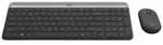 Slim Wireless Combo MK470 - Tastatur & Maus Set - Kroatisch - Weiss