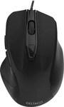 Deltaco MS-801, Deltaco OFFICE Wired Silent Office Mouse - Maus (Schwarz)