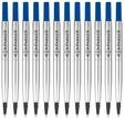 Parker Ersatzminen f&uuml;r Tintenroller | mittlere Spitze | blaue QUINK Tinte | 12