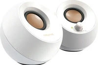 Creative 51MF1680AA001, Creative Pebble - 2.0 PC-Lautsprecher - Wei&szlig;
