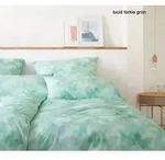 Elegante Bettw&auml;sche Lucid Jersey - 135x200 cm + 80x80 cmlucid t&uuml;rkis gr&uuml;n