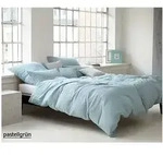 Elegante Bettw&auml;sche Pure - 155x220 cm + 80x80 cmpastellgr&uuml;n