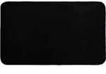 Kleine Wolke Badteppich Cony 60x100 cm | schwarz - schwarz
