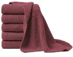 Hahn Strickdecke 545001 130x170 cm | marsala - rot