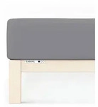 Schlafgut Spannbetttuch Casual aus Bio Baumwolle 120x200 - 130x200 cm | grey-mid -