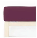 Schlafgut Spannbetttuch Casual aus Bio Baumwolle 140x200 - 160x200 cm | purple-deep -