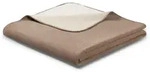 Biederlack Wohndecke Doubleface 150x200 cm | palisade-feder - braun