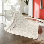 Biederlack Wohn- und Kuscheldecke Swinging Paisley beige 150x200 cm - beige