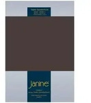 Janine Topper Comfort Jersey Spannbetttuch 140x200 cm - 160x220 cm | dunkelbraun -