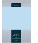 Janine Topper Comfort Jersey Spannbetttuch 180x200 cm - 200x220 cm | hellblau - blau