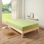 Traumschlaf Frottee Stretch Spannbettlaken 90x200 - 100x200 cm | lindgr&uuml;n -...