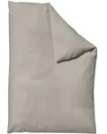 Schlafgut Woven Satin Bettw&auml;sche Bettbezug einzeln 155x220 cm | sand-mid - beige