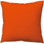 Schlafgut Woven Satin Bettw&auml;sche Kissenbezug einzeln 40x40 cm | red-mid - rot
