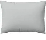 Schlafgut Woven Satin Bettw&auml;sche Kissenbezug einzeln 70x90 cm | grey-light -...