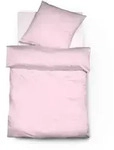 Fleuresse Uni Interlock Jersey Bettw&auml;sche Colours 155x200 cm + 80x80 cm | rose -