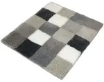 Kleine Wolke Badteppich Caro 55x65 cm | flanell - beige;grau