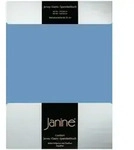 Janine Jersey Elastic Spannbetttuch 180x200 cm - 200x220 cm | blau - blau