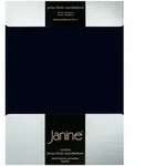 Janine Jersey Elastic Spannbetttuch 180x200 cm - 200x220 cm | schwarz - schwarz