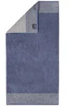 Caw&ouml; Handt&uuml;cher Two-Tone Handtuch 50x100 cm | nachtblau
