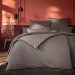 Estella Mako Interlock Jersey Bettw&auml;sche Uni Takoma 155x220 cm + 80x80 cm | taupe -