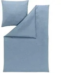 Estella Mako Interlock Jersey Bettw&auml;sche Uni Takoma 135x200 cm + 80x80 cm | taube -