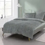 Irisette Flausch-Cotton Bettw&auml;sche Samt Northampton 155x220 cm + 80x80 cm | mink -