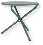 Gartenbeistelltisch Tris aus Aluminium, modern und pulverbeschichtet, rund in...