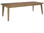 Gartenesstisch Lilja aus Teakholz, klassisch rechteckig, natur, f&uuml;r 6&ndash;8...