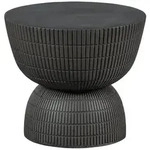 Couchtisch Samson aus Fiberclay in Betonoptik, skandinavisches Design, rund,
