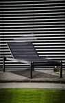 Gartenliege Quadrato Aluminium, modern stapelbar mit verstellbarer R&uuml;ckenlehne,