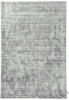 Handgewebter Teppich aus Viskose - Grau - 65x135 cm