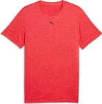 PUMA 525920_98, PUMA TAD ESSENTIALS Meliertes T-Shirt mit Cat Logo Herren, Kleidung,