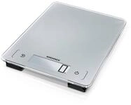 Soehnle Digitale K&uuml;chenwaage Page Aqua Proof aus Glas, bis zu 10 kg Tragkraft
