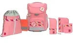 L&auml;ssig Schulranzen Set 7-teilig, Slim Unique pink