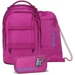 Satch pack Schulrucksack Set Fearless Pink