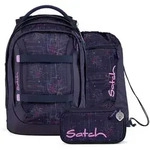 Satch pack Schulrucksack Set Cyber Pink