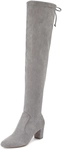 LASCANA Overkneestiefel Damen hellgrau Gr.36