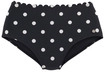 LASCANA Highwaist-Bikini-Hose Damen schwarz-wei&szlig; Gr.34