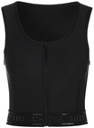 LASCANA ACTIVE Crop-Top Damen schwarz Gr.XL (48/50)