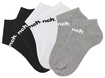 BENCH. Sportsocken Damen 2x schwarz, 2x wei&szlig;, 2x grau-meliert Gr.35-38