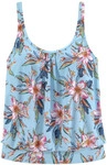 LASCANA Tankini-Top Damen hellblau-bedruckt Gr.38