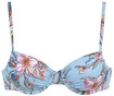 LASCANA B&uuml;gel-Bikini-Top Damen hellblau-bedruckt Gr.36 Cup C