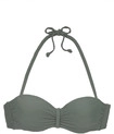 SUNSEEKER B&uuml;gel-Bandeau-Bikini-Top Damen oliv Gr.32 Cup A