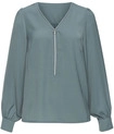 LASCANA Langarmbluse Damen petrol Gr.34