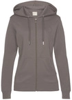BENCH. LOUNGEWEAR Kapuzensweatjacke Damen taupe Gr.32/34