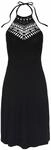 LASCANA Neckholderkleid Damen schwarz Gr.34