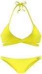 BENCH. Triangel-Bikini Damen gelb Gr.32