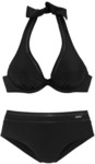 LASCANA B&uuml;gel-Bikini Damen schwarz Gr.36 Cup B