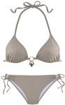 BRUNO BANANI Triangel-Bikini Damen stein Gr.32 Cup A/B